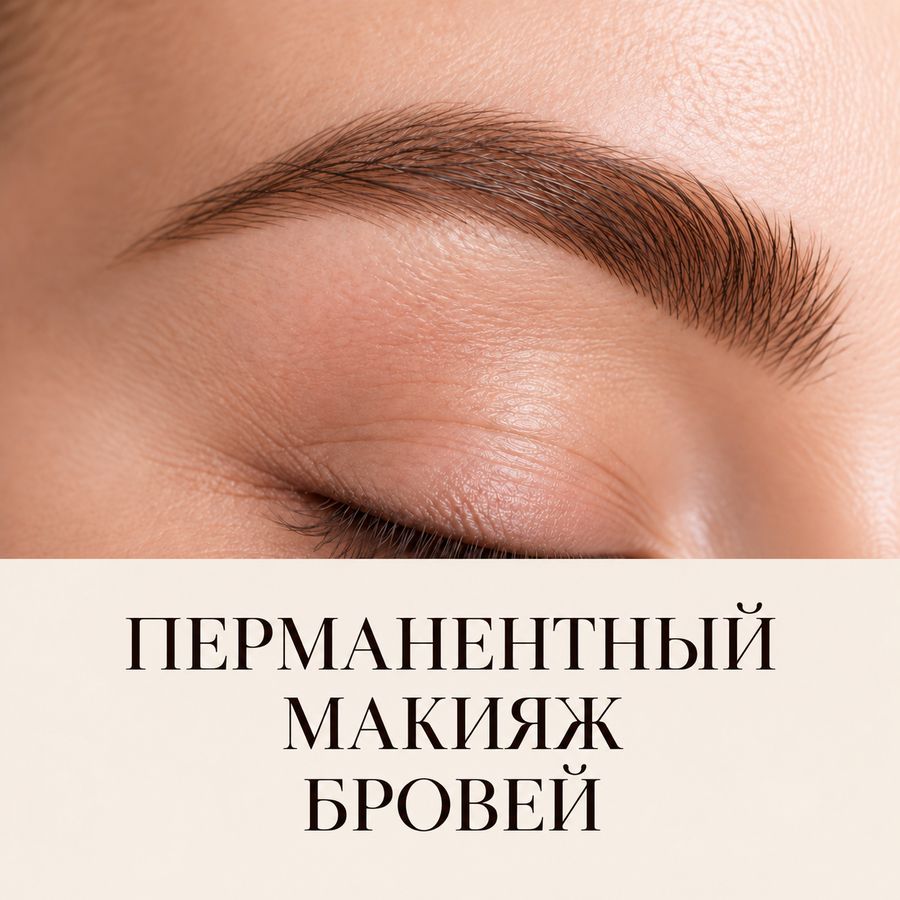 Перманентный макияж бровей